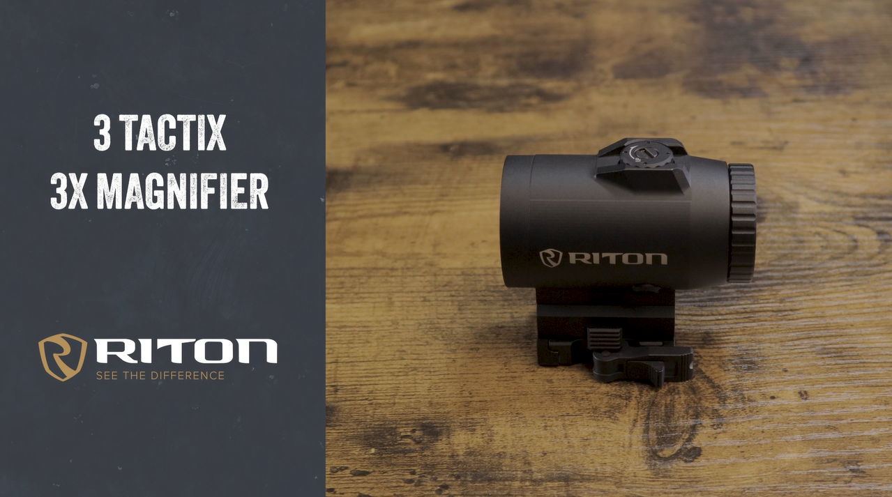 Amazon.com : Riton Optics Series 3 Tactix 3X Magnifier – Flip to