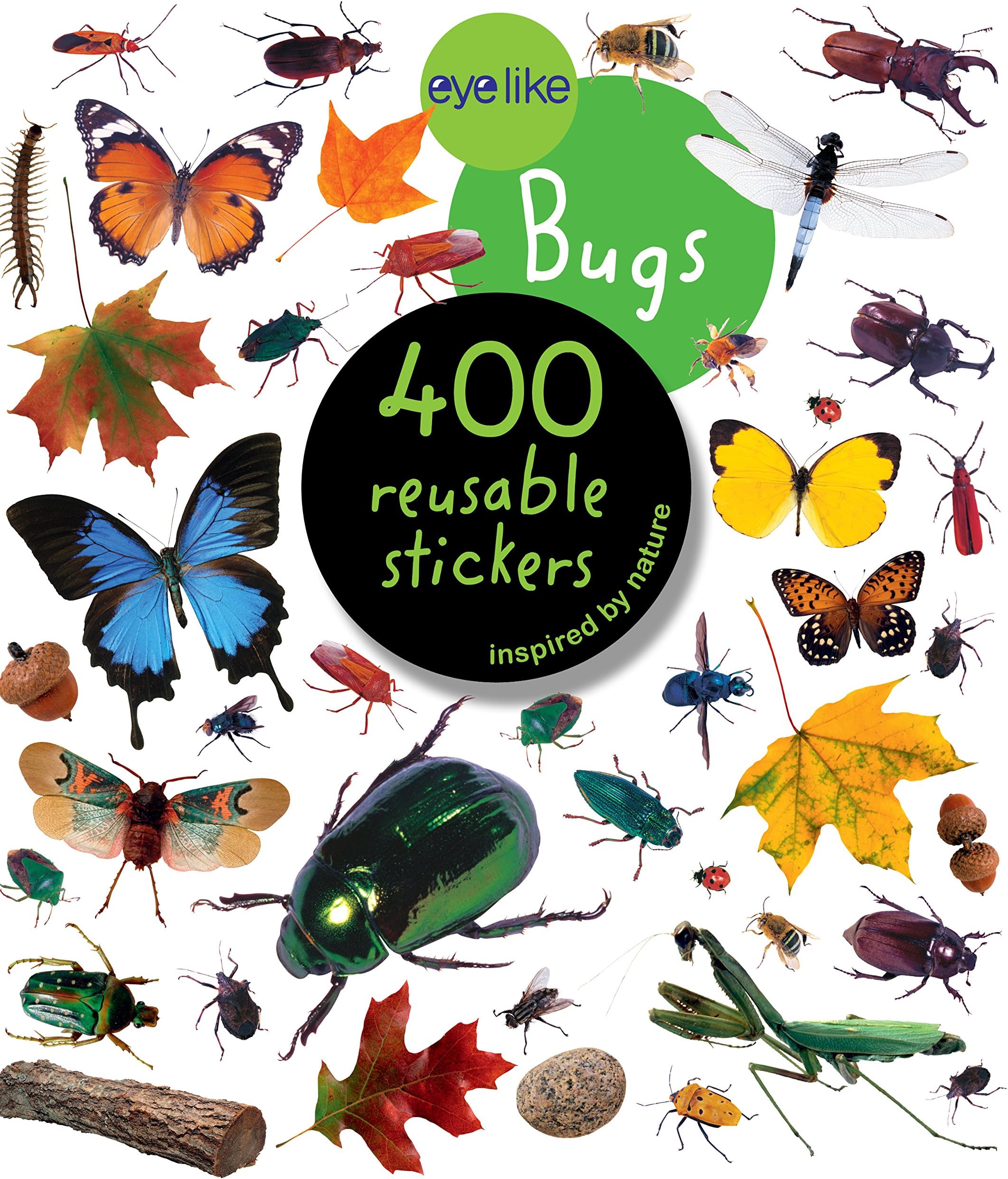 Eyelike Bugs - 400 Reusable Stickers