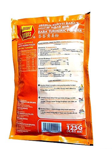Miniatura 2 de Baba's Polvo 4.41 oz (cúrcuma, 3 paquetes)