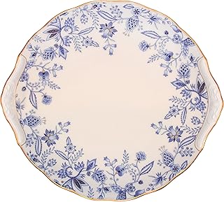Noritake Sorrentino Party Plate, 11-Inch, Blue