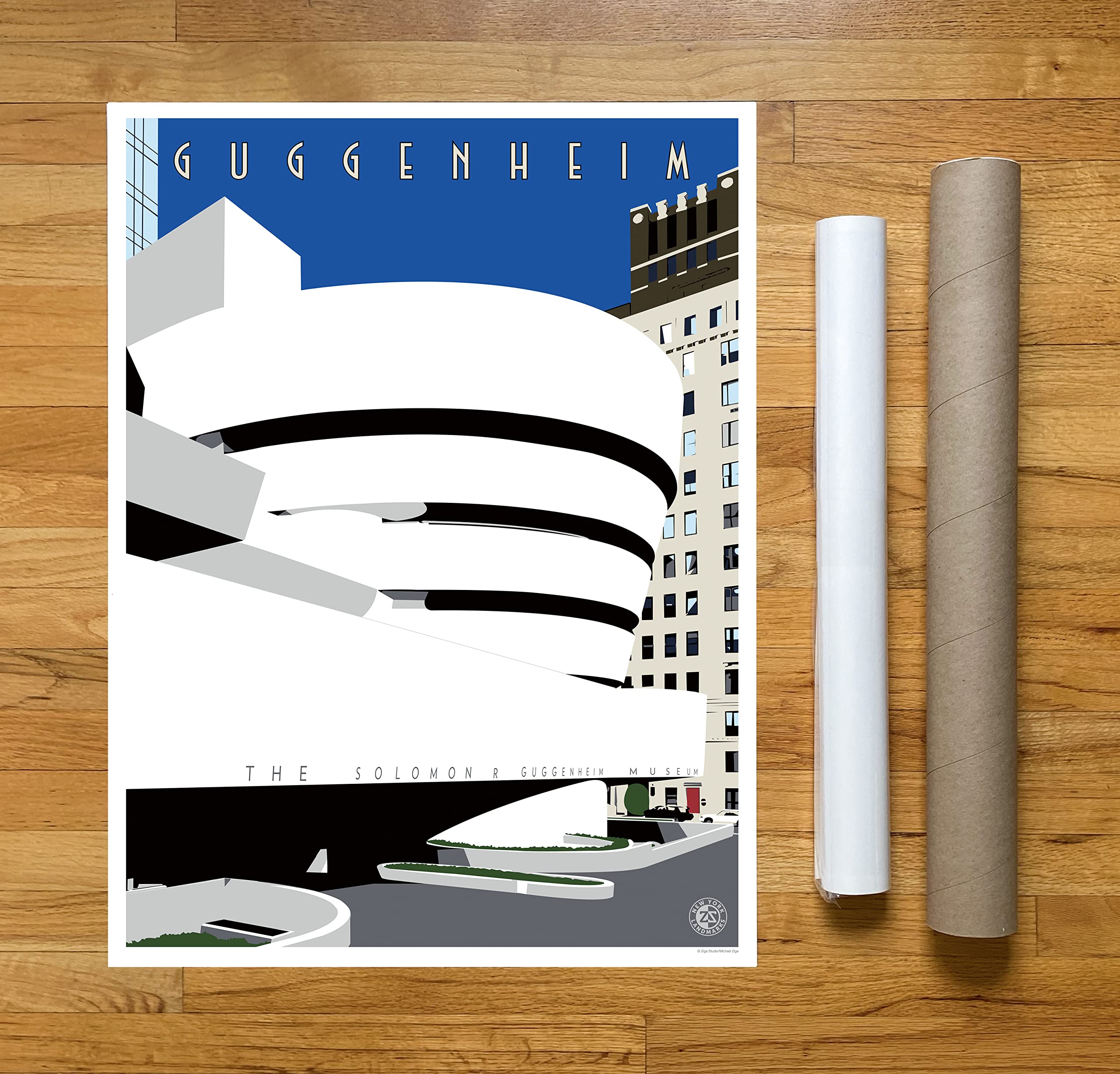 guggenheim museum / ポスター / アートポスター GUGGENHEIM MUSEUMポスター