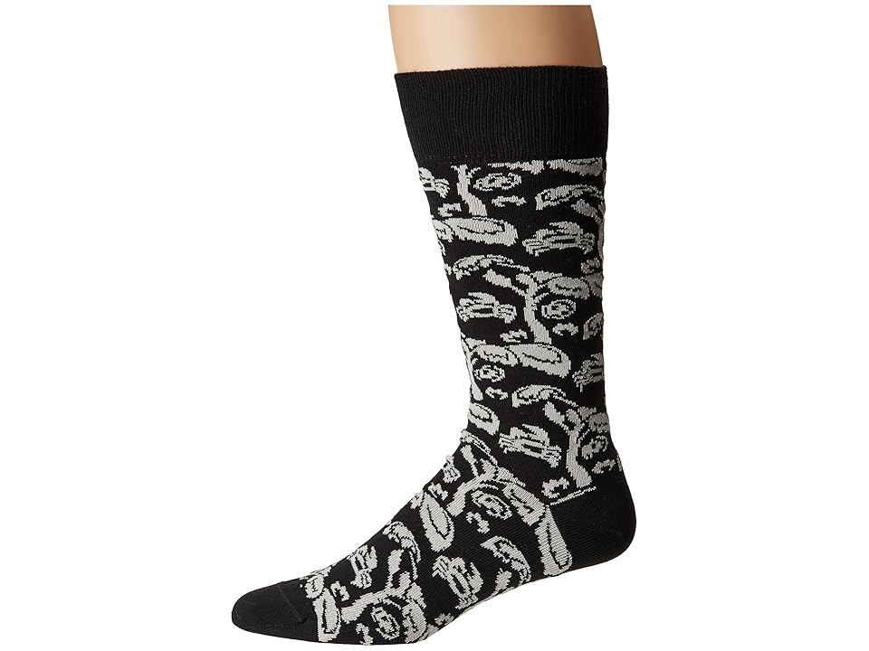 

Paul Smith Crab Palm Jacquard Sock (Blue Multi) Men's Crew Cut Socks Shoes
