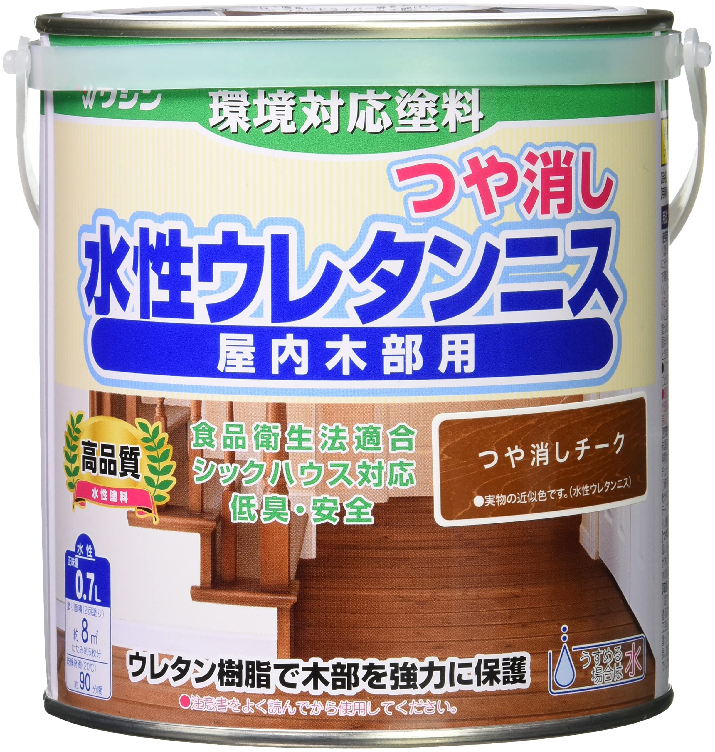 Amazon | 和信ペイント(Washi Paint) 水性ウレタンニス 屋内木部用
