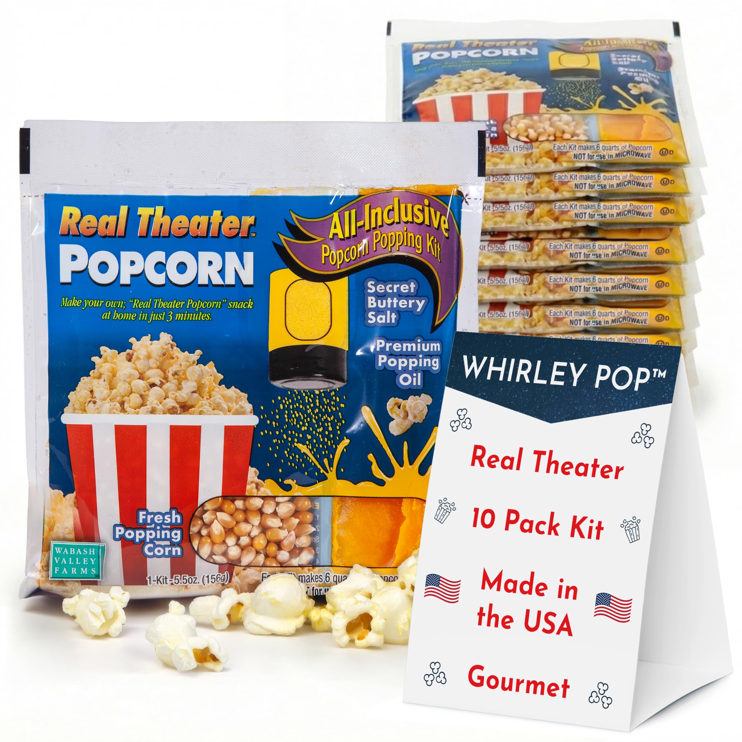 Amazon.com: Wabash Valley Farms Theater Popcorn Kits - 10 Pre