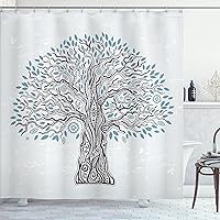 Vista 96 de Ambesonne Cortina de ducha de caballo, potente semental de Appaloosa, elegante estampado equino de campeón de sangre pura real, juego de decoración