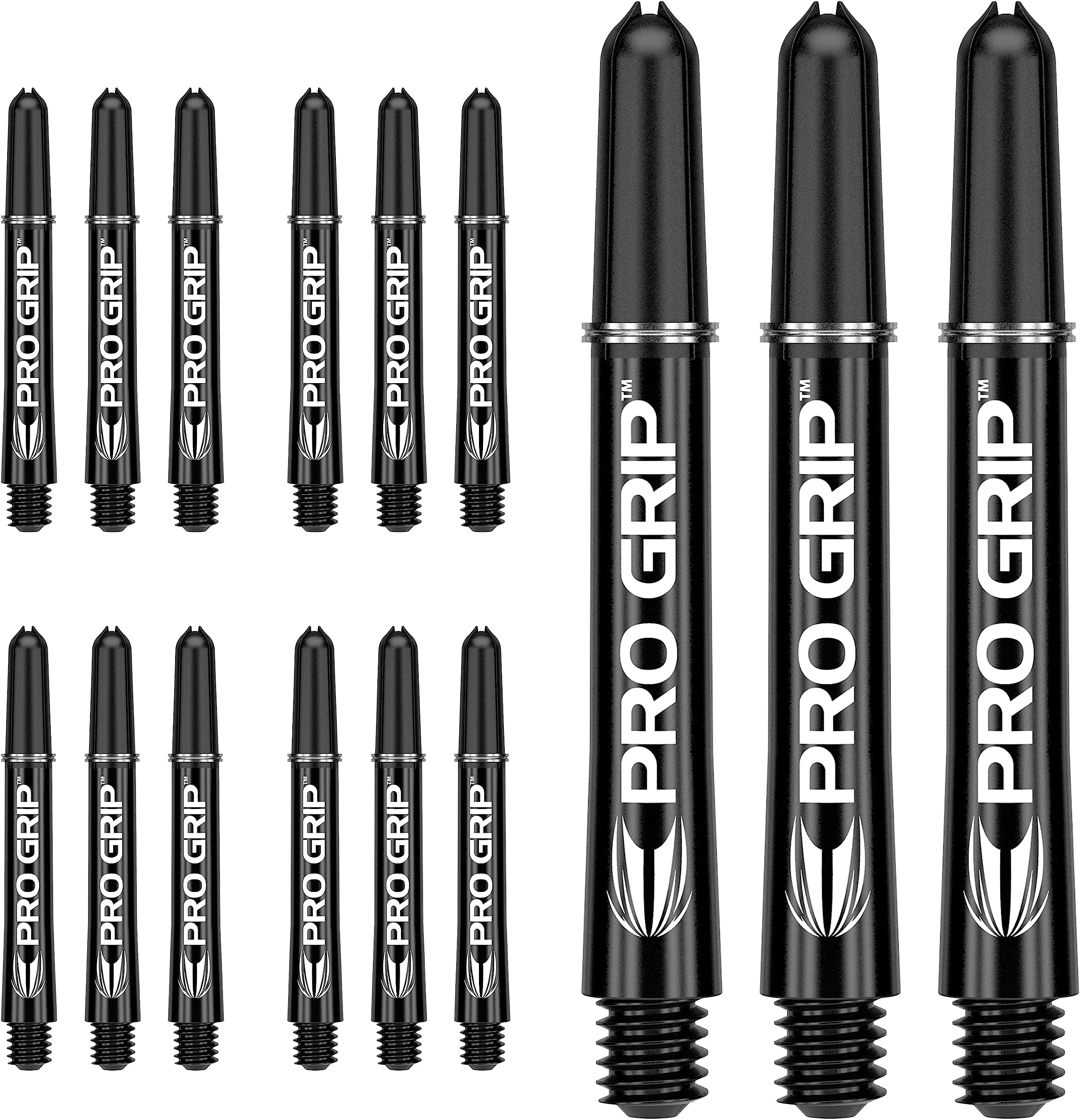 TARGET Darts 5 x Sets of Pro Grip Shaft - 15 in Total
