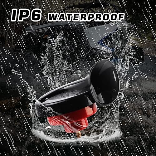 Miniatura 7 de Kit de bocina ruidosa UTV, kit de bocina RZR con interruptor basculante de 12 V para Polaris RZR Ranger, PRO XP, Can Am, hasta 2021