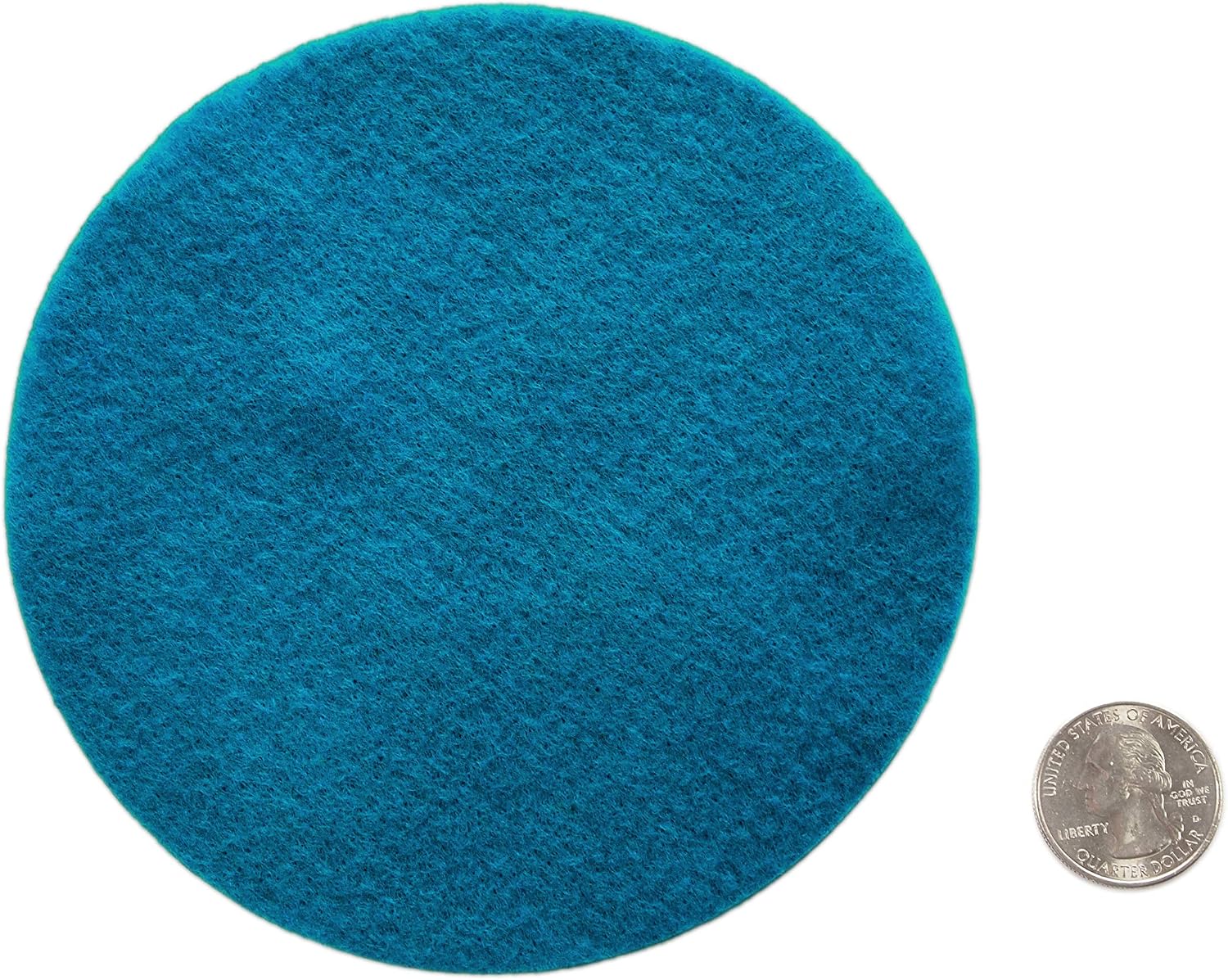 Playfully Ever After Ocean Blue Craft Felt Circles (5 Inch - 18pc)