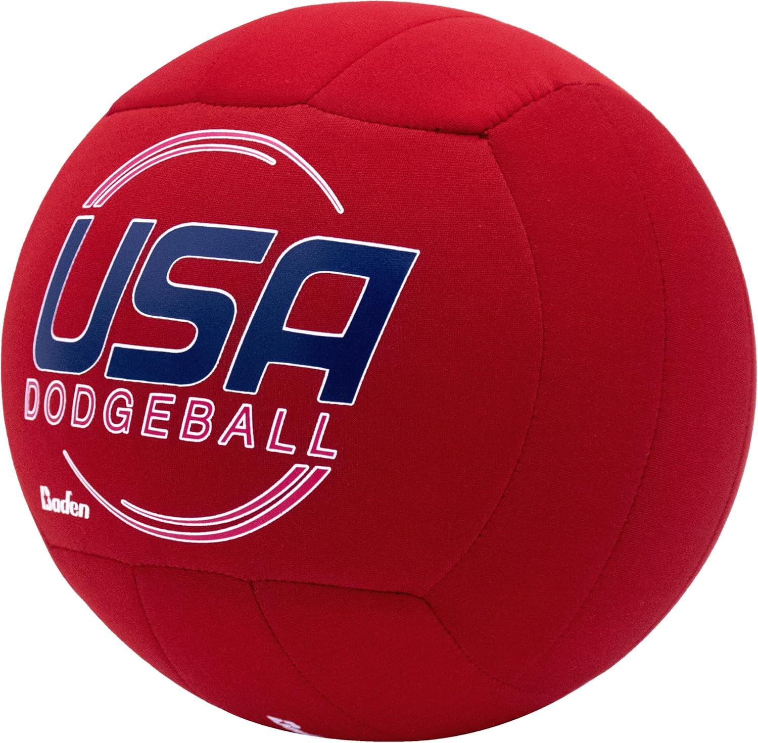Baden | 7.5 inch Cloth Dodgeball | Official Ball of USA Dodgeball | Durable Knit Fabric Cover, Foam Backing, & Wound Bladder Provides Straighter Flight | Single or 6-Pack Options