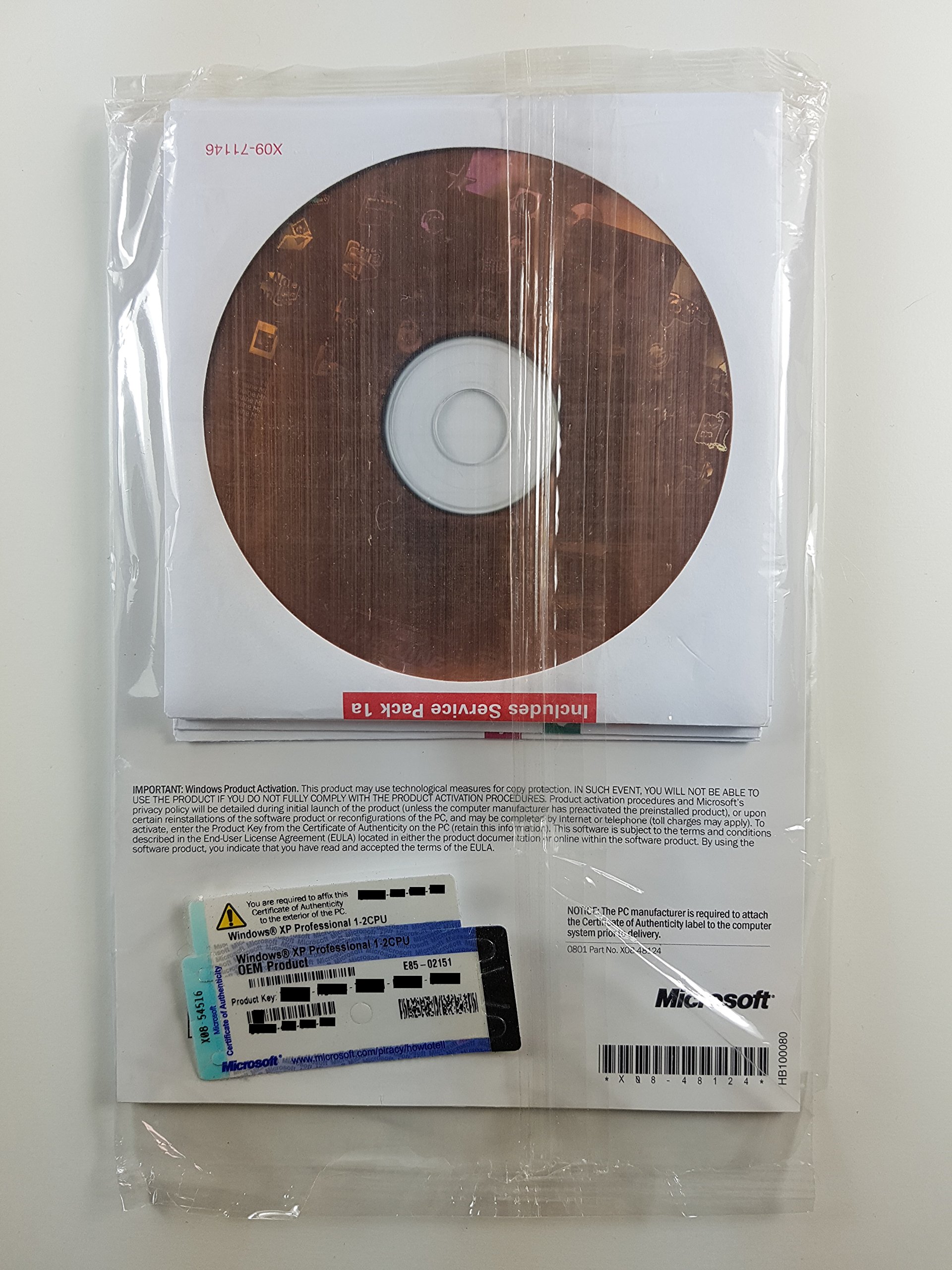 OEM/Windows XP Professional SP2c 1pk DSP OEI CD w/multiple MUI