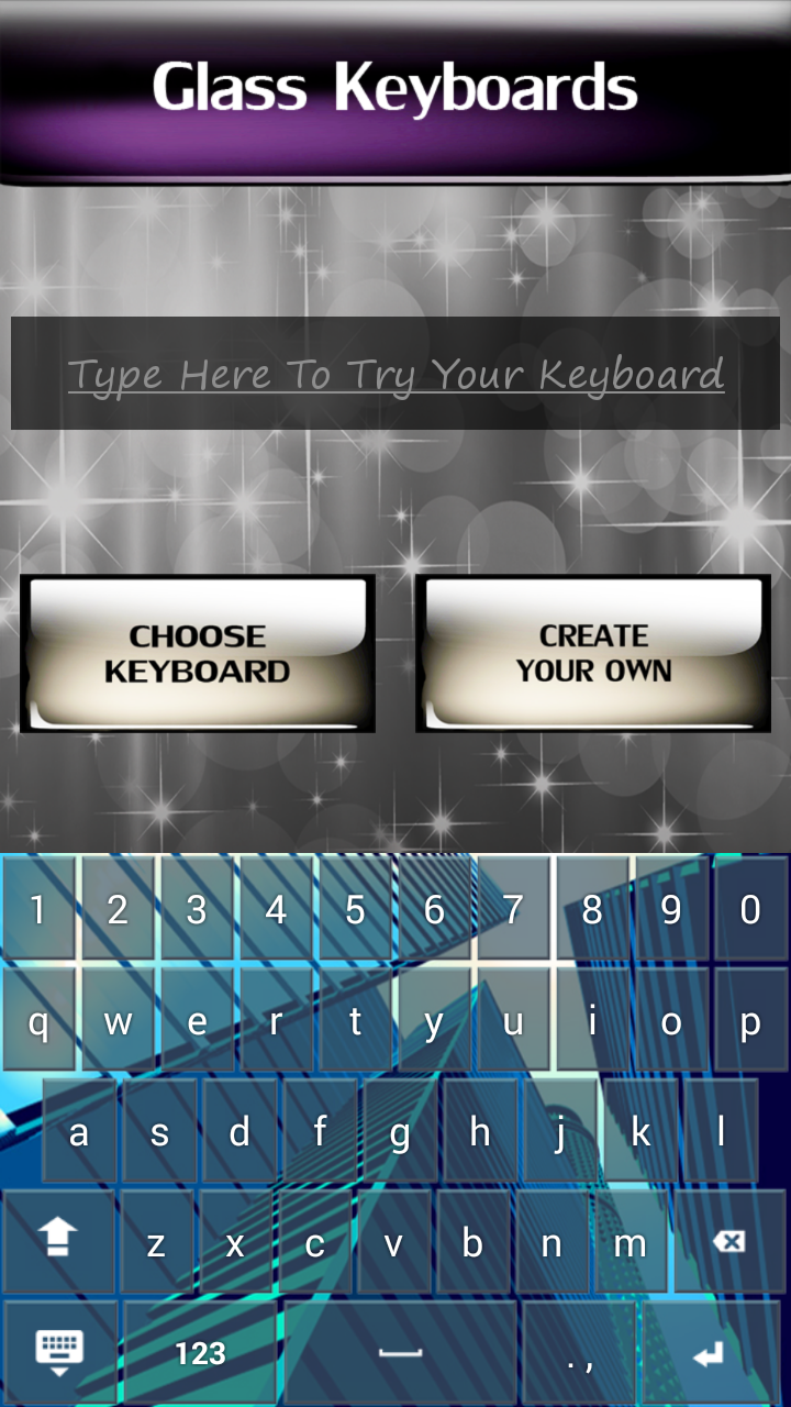 Glass Keyboards App on the Amazon Appstore