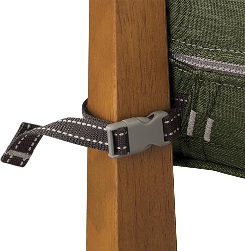 Miniatura 5 de Classic Accessories Montlake - Cojín cuadrado resistente al agua de 25 x 25 x 5 pulgadas, para asiento de exterior, cojín para silla de muebles de