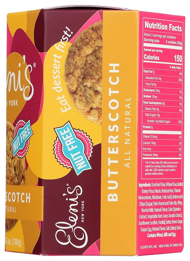 Eleni's New York Galleta Butterscotch Crisp 3.5 oz miniatura 4