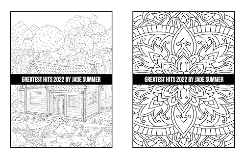 Miniatura 33 de Greatest Hits An Adult Coloring Book with the 100 Best Pages from the Jade Summer Collection