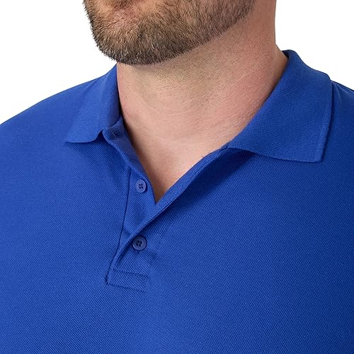Miniatura 4 de Hanes - Camisa polo para hombre, de manga corta y peso medio, con tecnología X-Temp