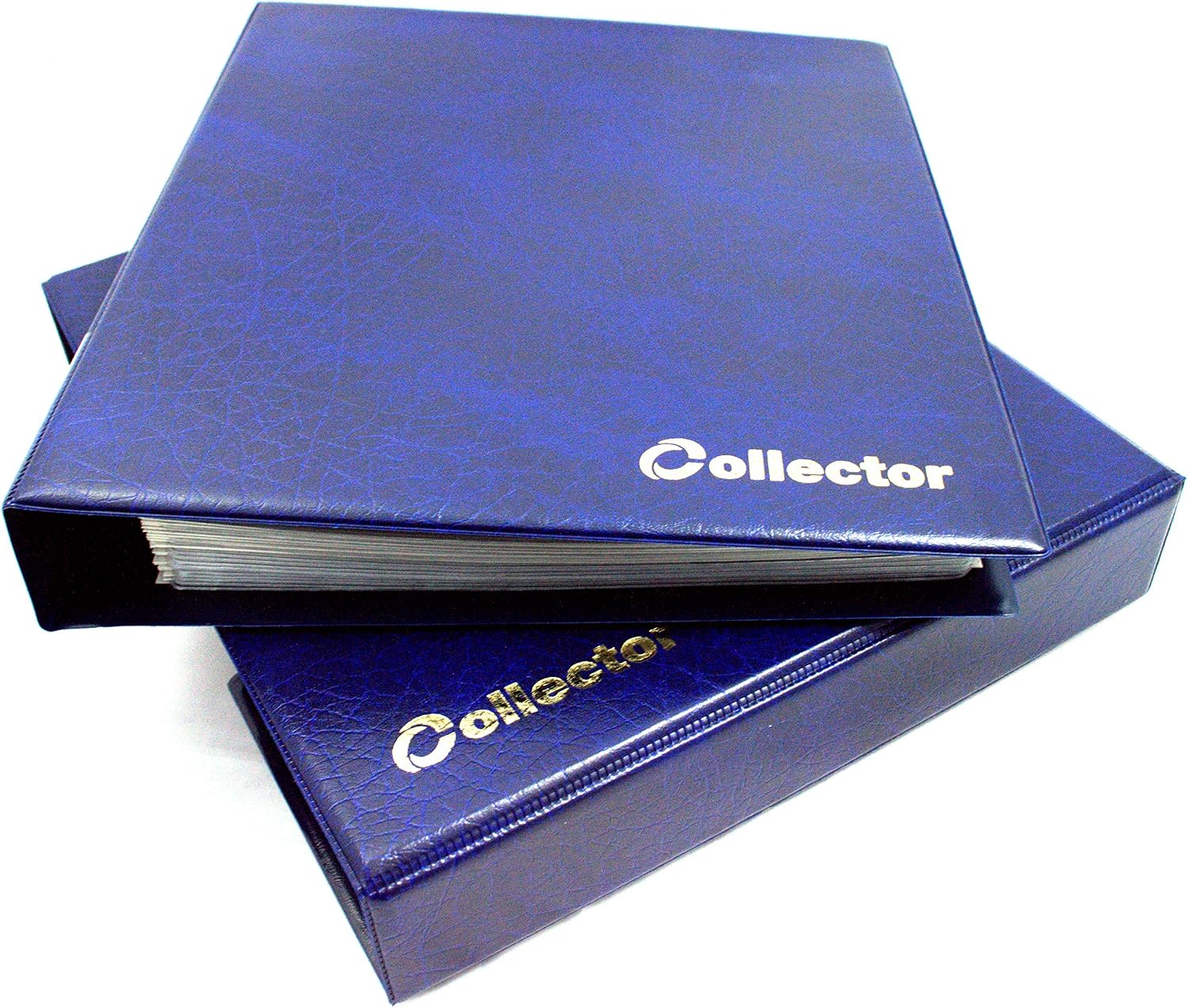 COLLECTOR - Extra Large Capacity Album with 10 Pages and 10 Dividers Blue