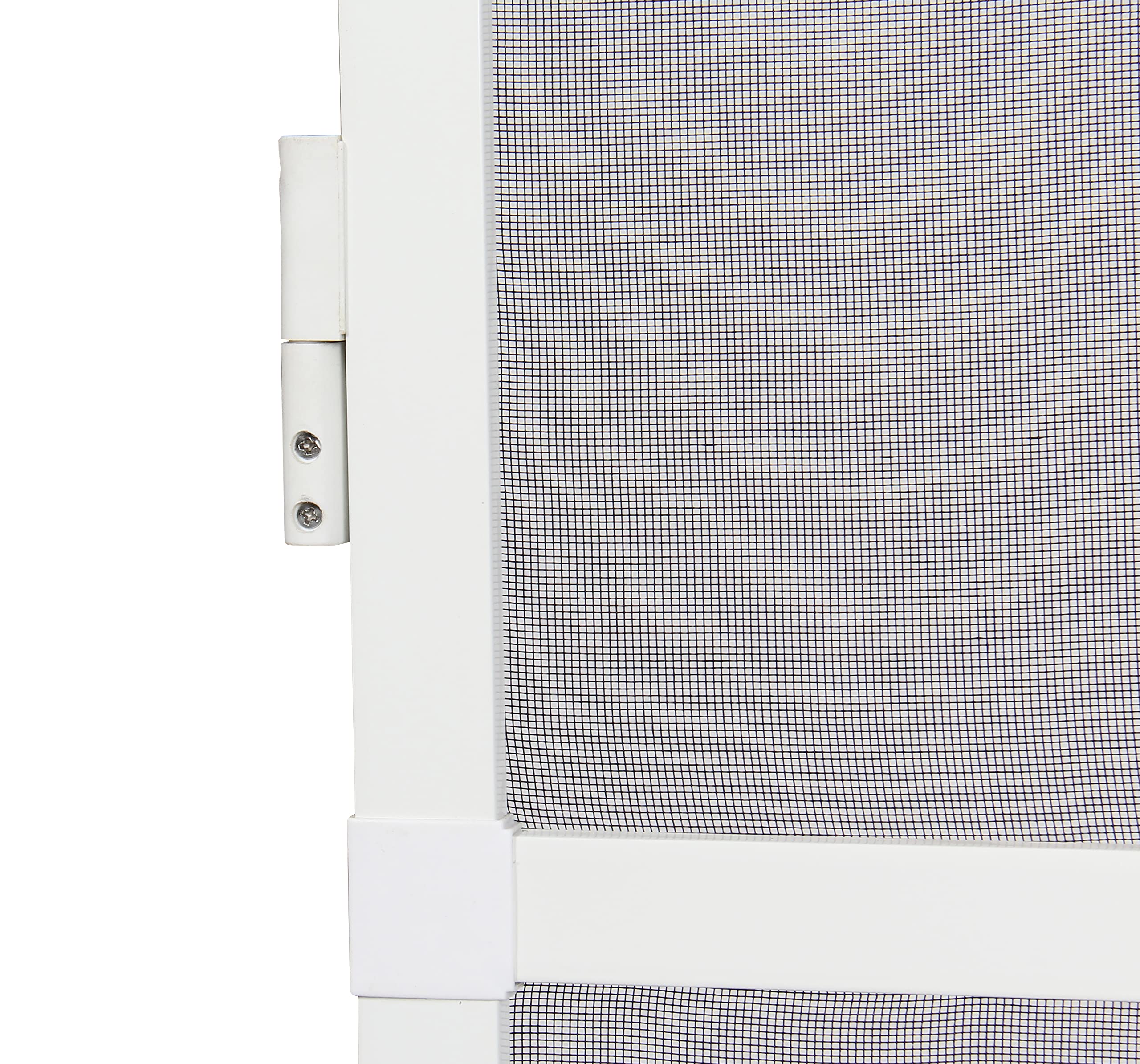 AvosDim Mosquitera Puerta Batiente Aluminio Antracita H2150 x 1000 mm Gris Antracita Ral 7016