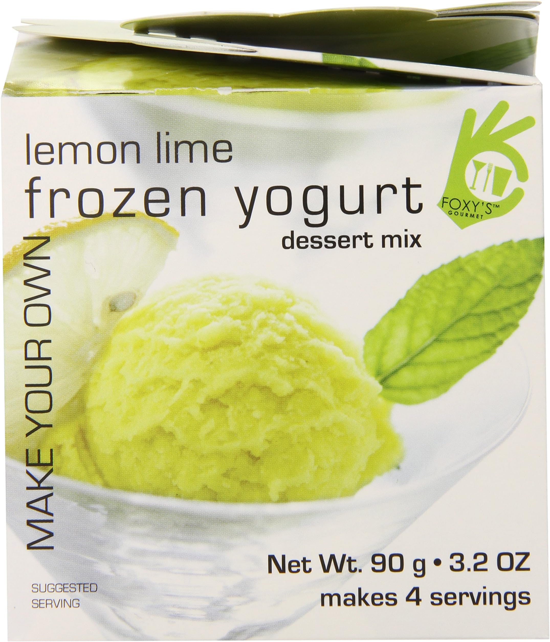 Foxy Gourmet Lemon Lime Yogurt, 3.20-Ounce Boxes (Pack of 3)