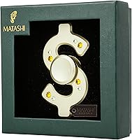 Vista 2 de Adorno colgante de dólar para árbol de Navidad chapado en oro de 24 quilates con cristales de Halloween, decoraciones de Navidad para decoración