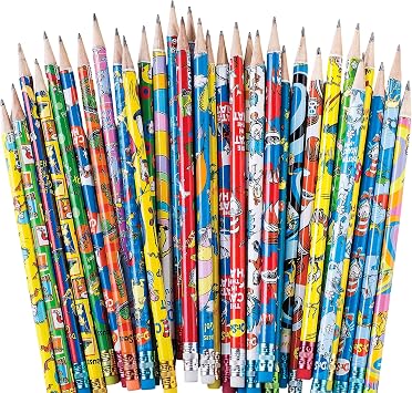 Raymond Geddes Dr Seuss Oh the Places Youll Go Number 2 Pencils For Kids Pack of 72