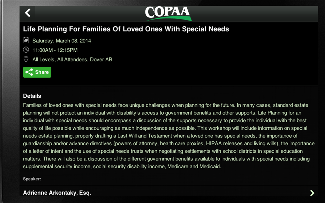 COPAA - App on the Amazon Appstore