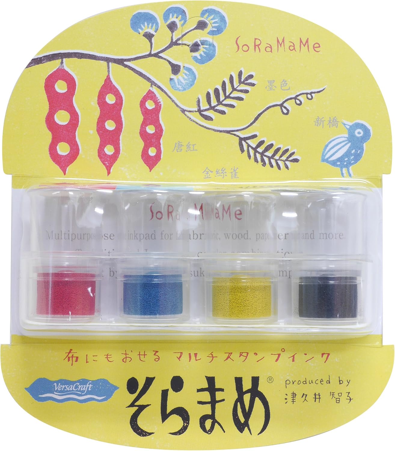 Tsukineko 6204-407 Versacraft Soramame 4 Colors, Modern