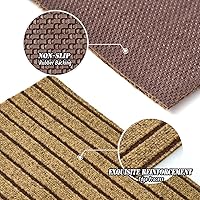 Vista 4 de Alfombra de pasillo ANTPOP de 2 pies x 6 pies para interior y exterior, alfombra lavable con respaldo de goma, alfombra de pasillo para pasillo