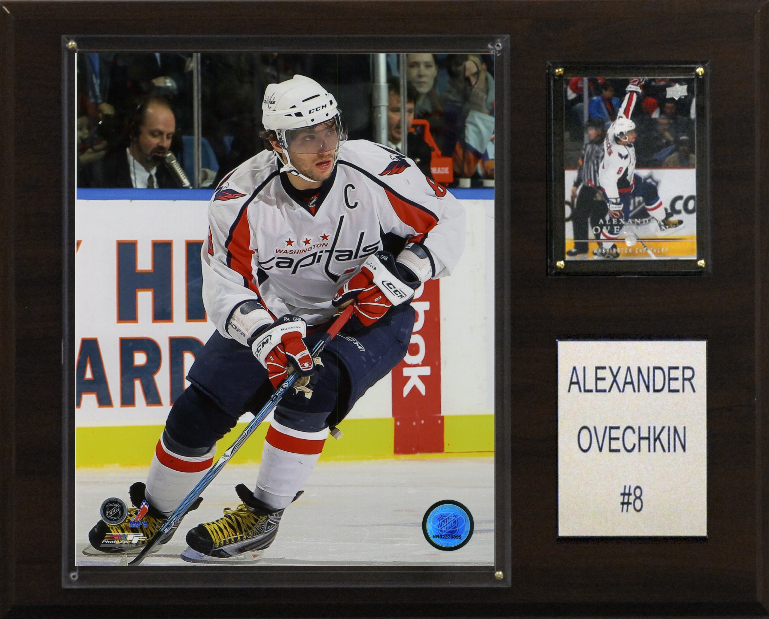 NHL Alex Ovechkin Washington Capitals Player Plaque
