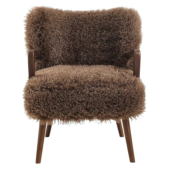 Sillón Lounge Tela Marrón miniatura 8