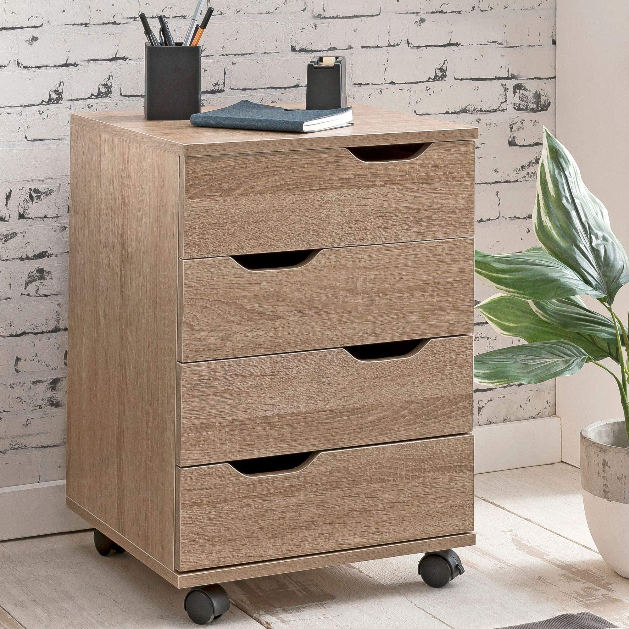 Roll Container 40x60x40 scrivania contenitore per ufficio in legno contenitore di nuovo