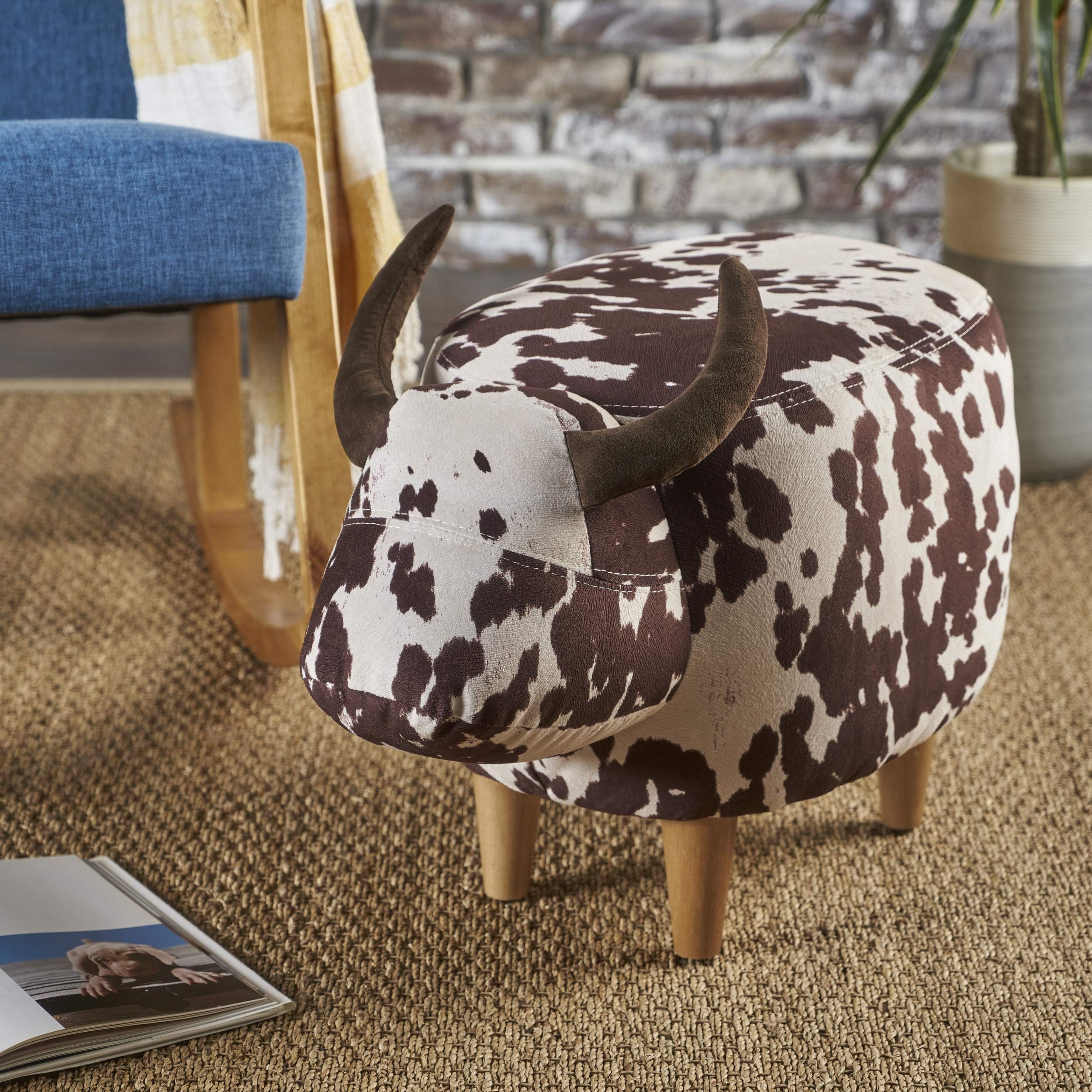 Christopher Knight Home Bertha Ottoman, Brown