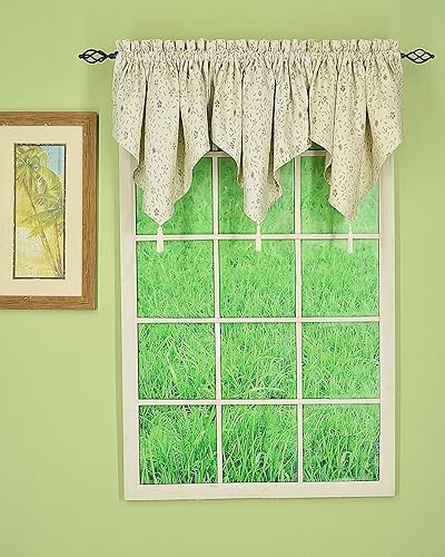 Vista 81 de Today's Curtain Lexington Panel 55 pulgadas de ancho x 84 pulgadas de largo, crudo/salvia