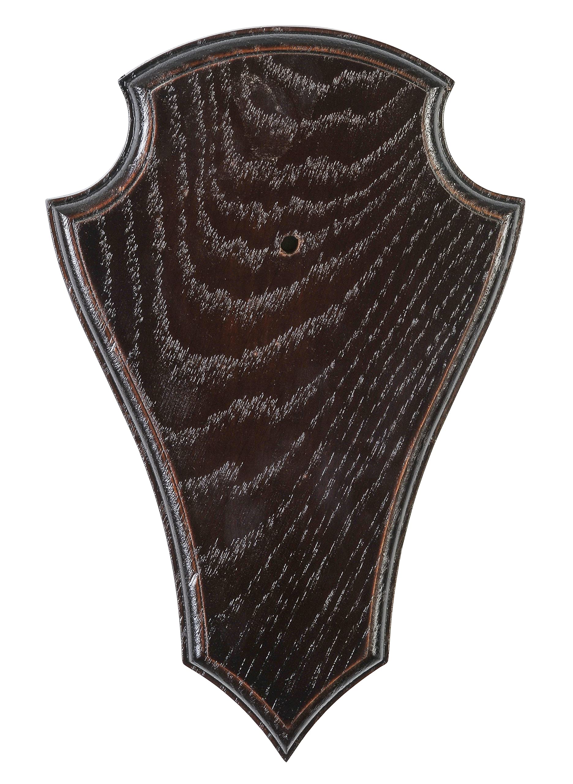 JANUEL - Toppa in rovere cranio massacro capriolo - Altezza 23 cm x Larghezza 15 cm - Scuro