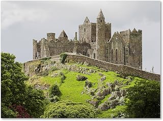 Trademark Fine Art Rock of Cashel Ireland by Pierre Leclerc Canvas Wall Artwork, 14 by 19-Inch