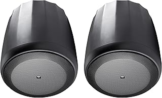 JBL Professional C67HC/T 6.5-Inch Narrow 75Â° Coverage High Ceiling Hanging Pendant Speaker, Black, Sold as Pair