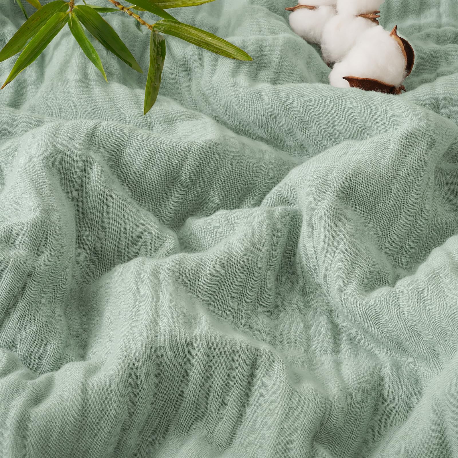 PHF Cooling Muslin Throw Blanket