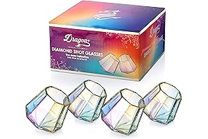Dragon Fire Diamond Shot Glass Set