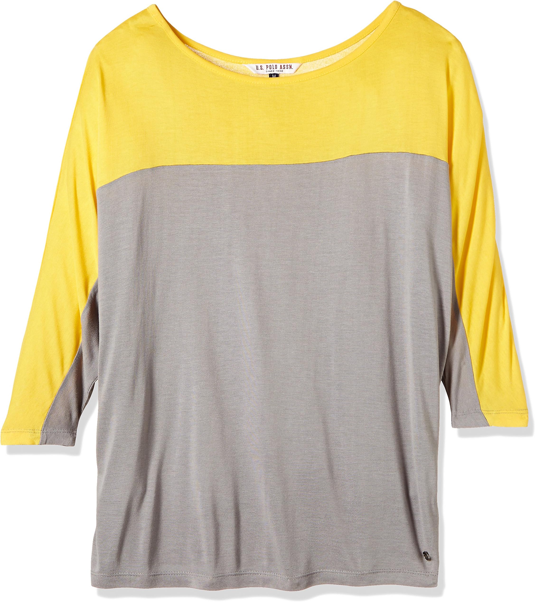 U.S. POLO ASSN. Women's Cotton Solid Regular Fit T-Shirt