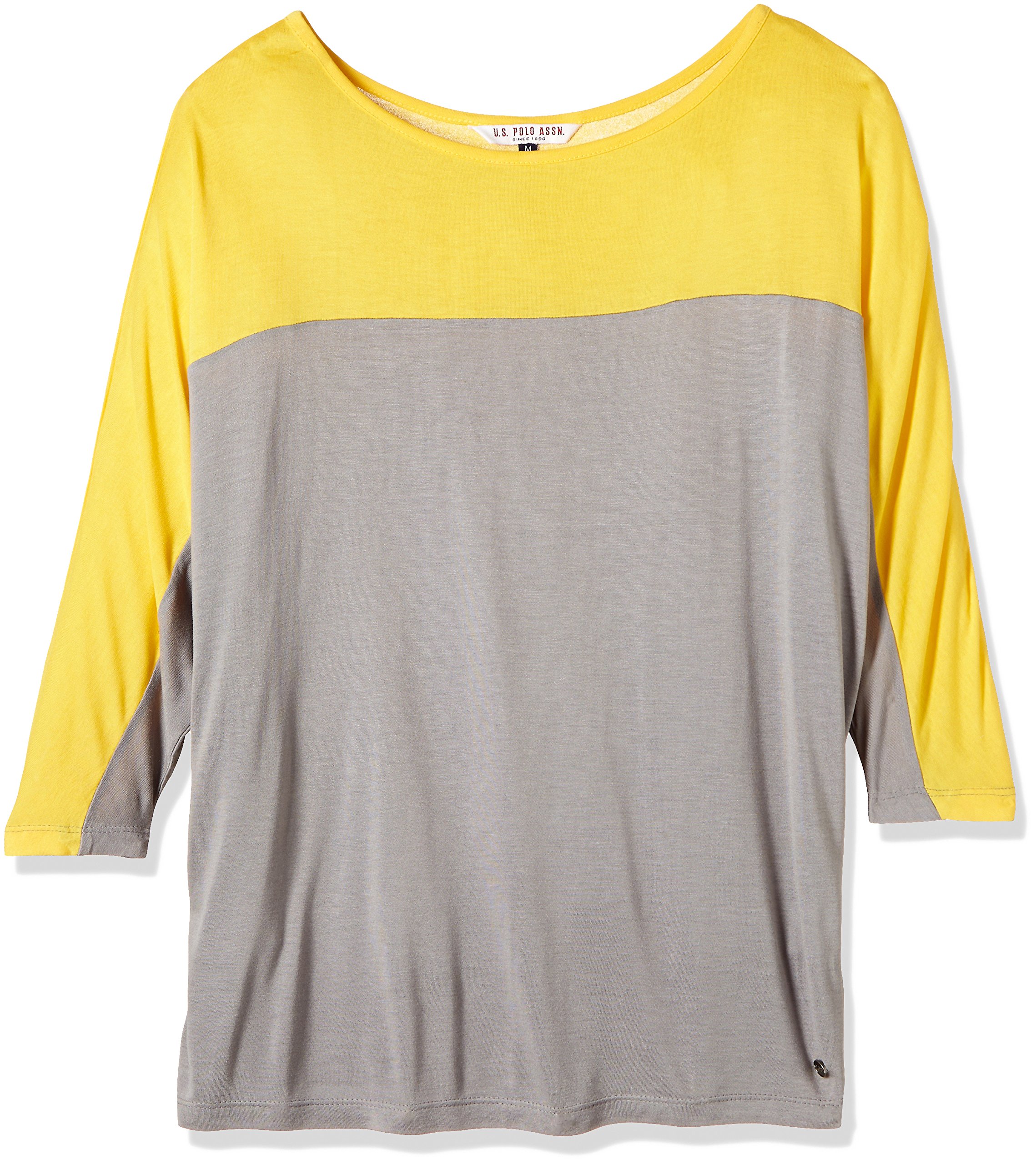 U.S. POLO ASSN. Women's Cotton Solid Regular Fit T-Shirt