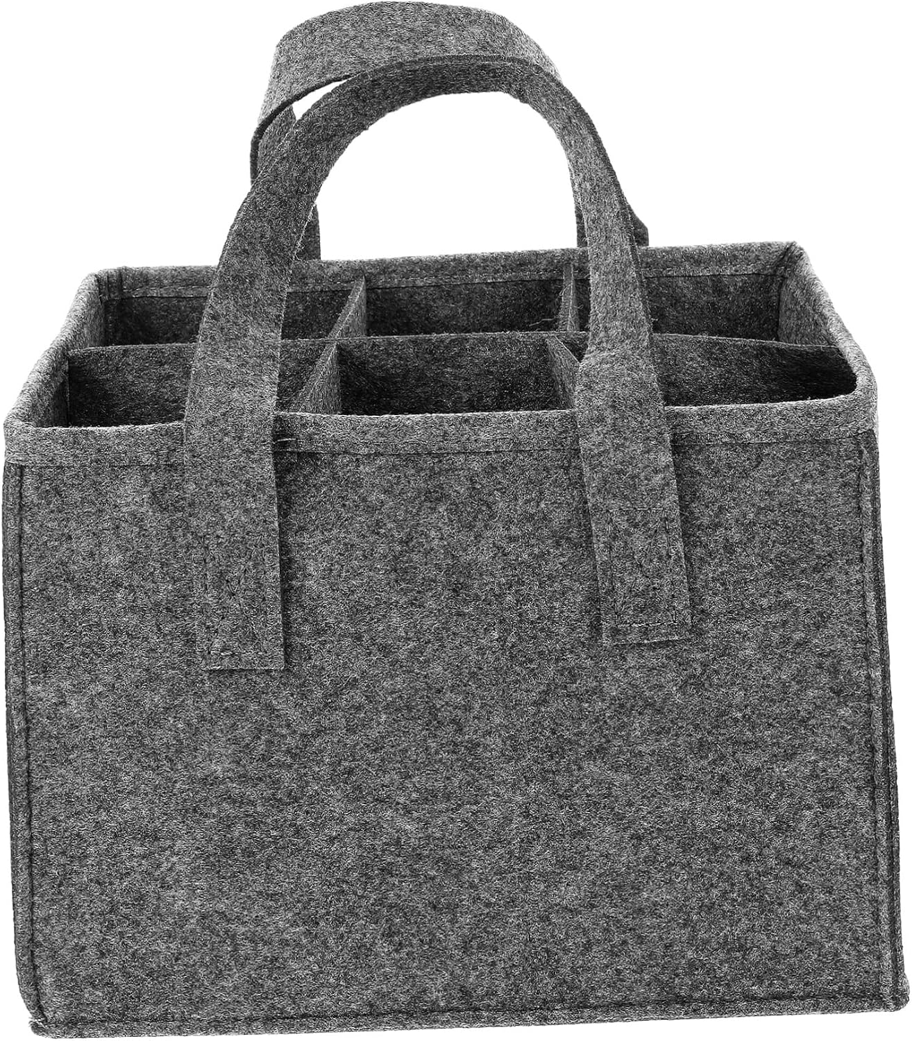 6 Bottle Felt Wine Carrying Bag Dividers for Portable Storage