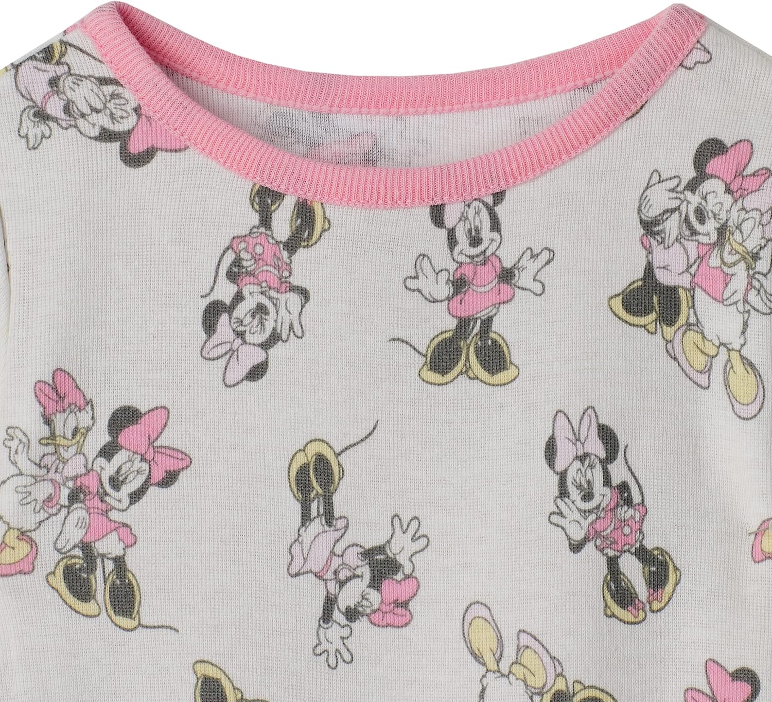 Disney Baby Girls' Minnie Mouse Snug Fit Cotton Pajamas - Image 5