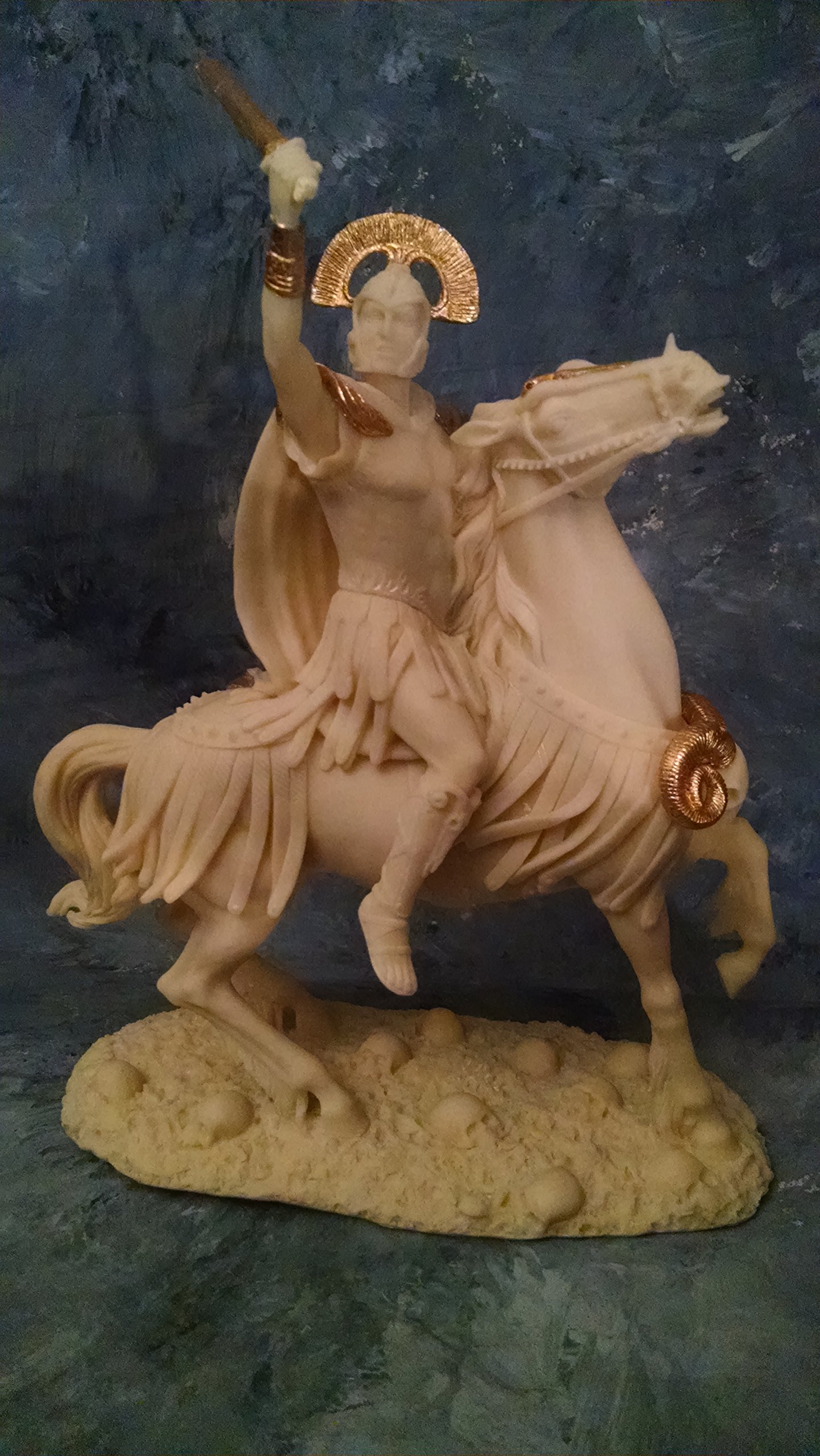 Greek Olympian God of Warfare Ares Figurine / Statue