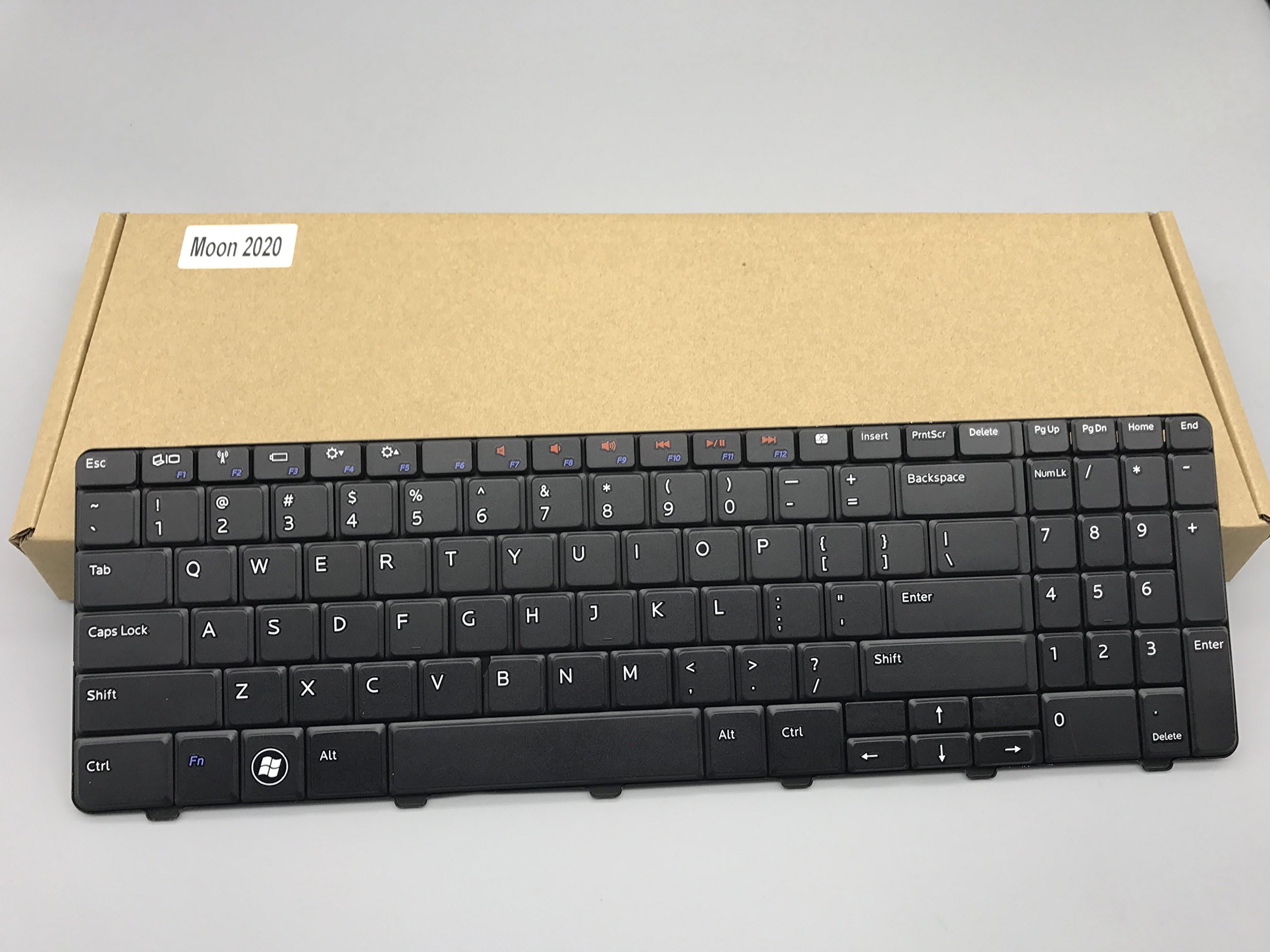 New Laptop Keyboard for Dell Inspiron N5010 M5010 M501R Series Black US Layout, Compatible with Part# 09GT99 NSK-DRASW 96DJT 096DJT (Note:The Part# May be Different)