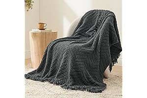 Bedsure Charcoal Throw Blanket: Snuggle in Comfort and Warmth