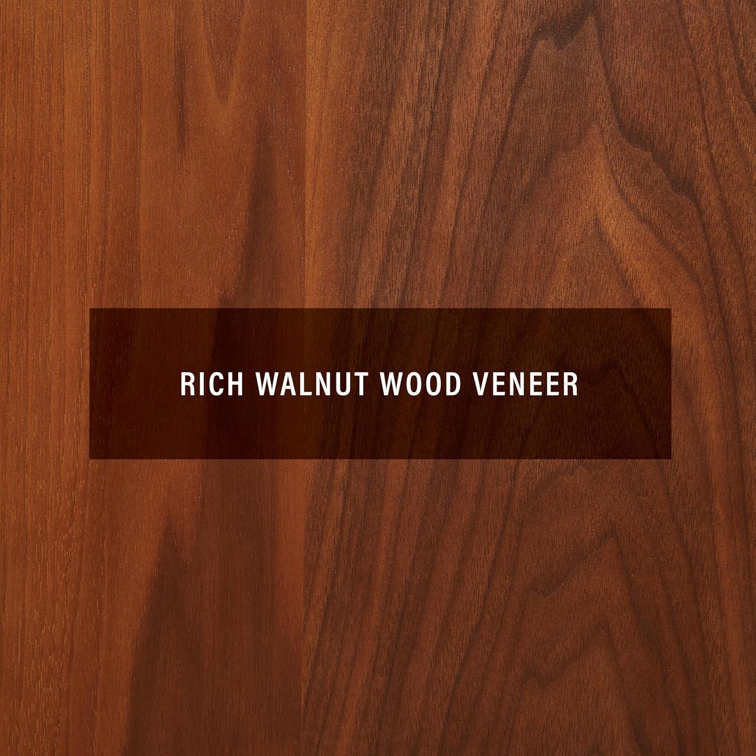 Asheville Walnut Mid-Century Modern Record Storage Console