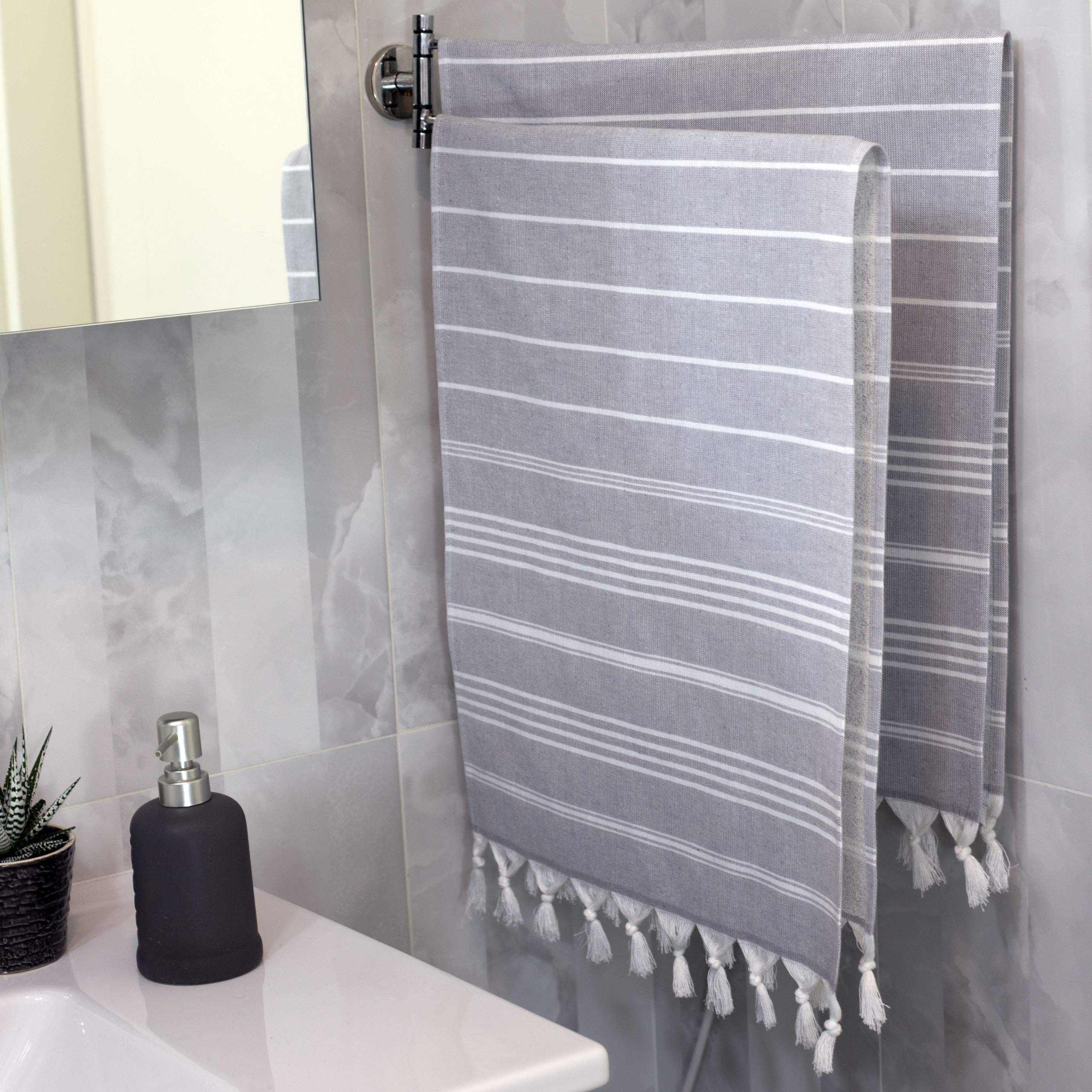 Jacquotha - Juego De 4 Toallas De Mano Para Baño, Diseño