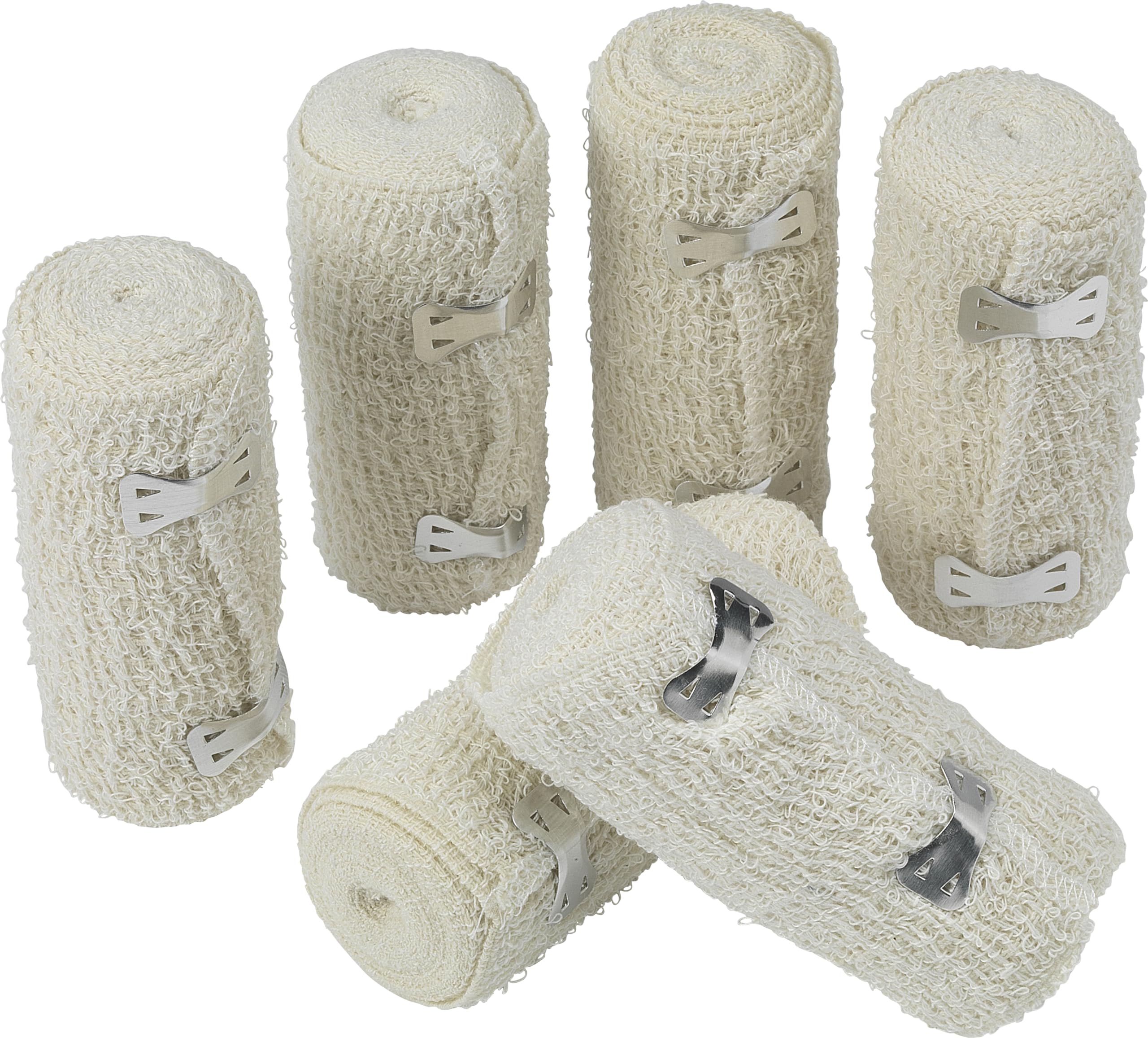 Safety First Aid Group Group HypaBand Crepe Cotton Bandages 10cm x 4.5m - Pack of 6