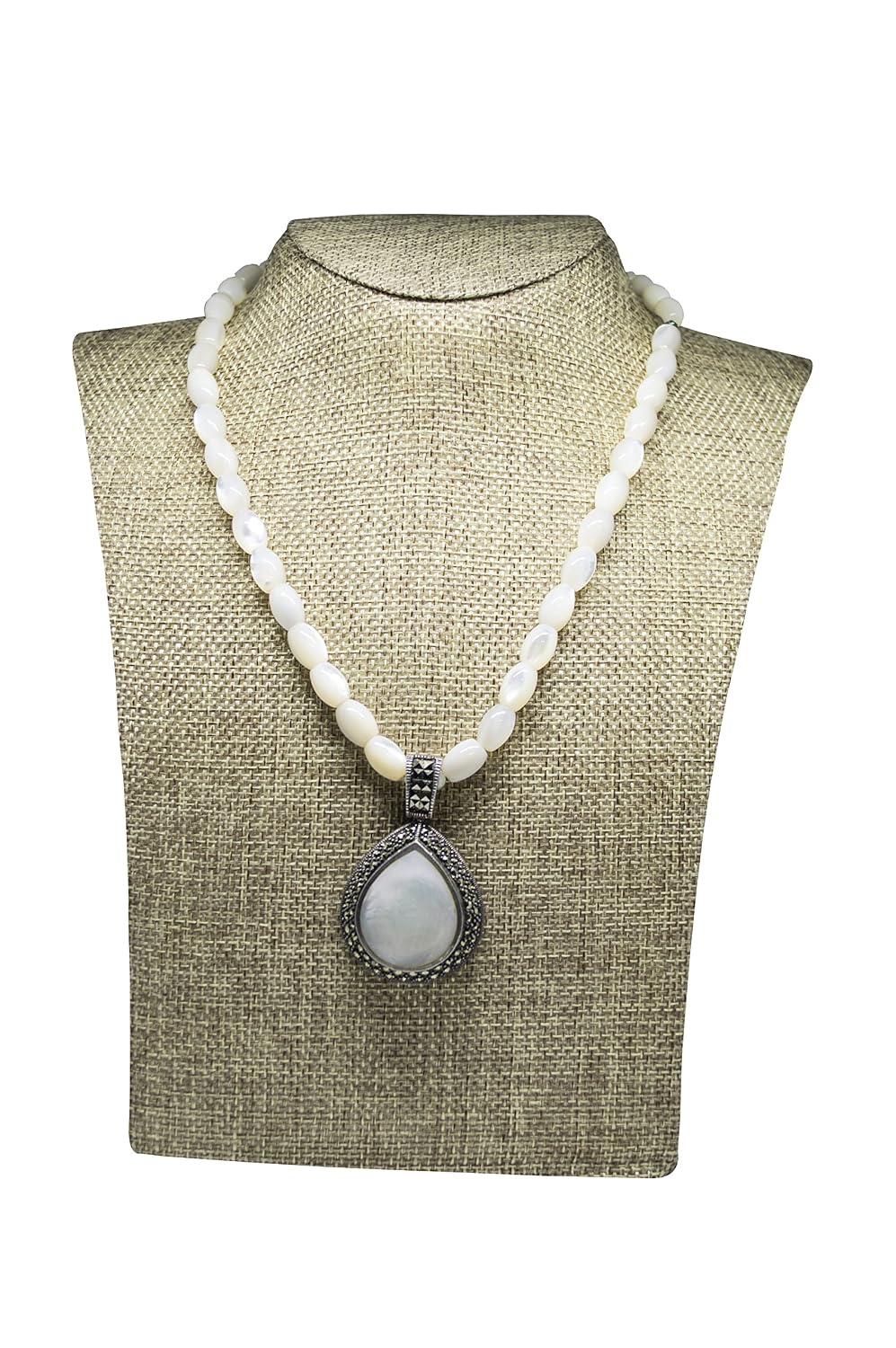 Amazon.com: Nacre Pearl Necklace With 