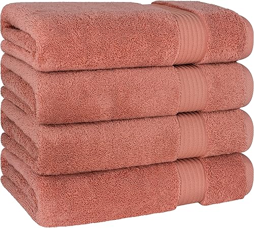 Miniatura 312 de Cotton Paradise - Juego de 4 toallas de mano para el baño de 100% algodón turco, suaves y absorbentes, color beige