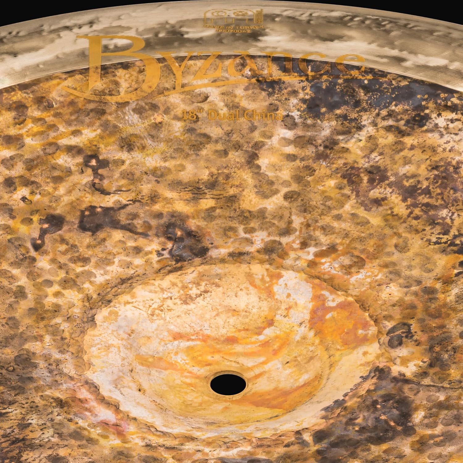 Meinl Cymbals Byzance 18" Dual China — Made in Turkey — Hand Hammered B20 Bronze, 2-Year Warranty (B18DUCH)